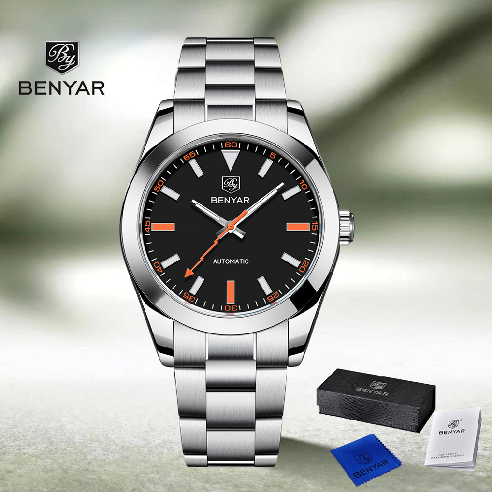 Mens Mechanical Watch - Relojes de Moda de la Marca