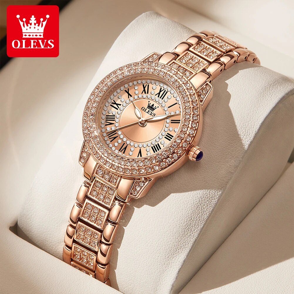 Jewelry Diamond Watches - OLEVS 9943 reloj de cuarzo Original