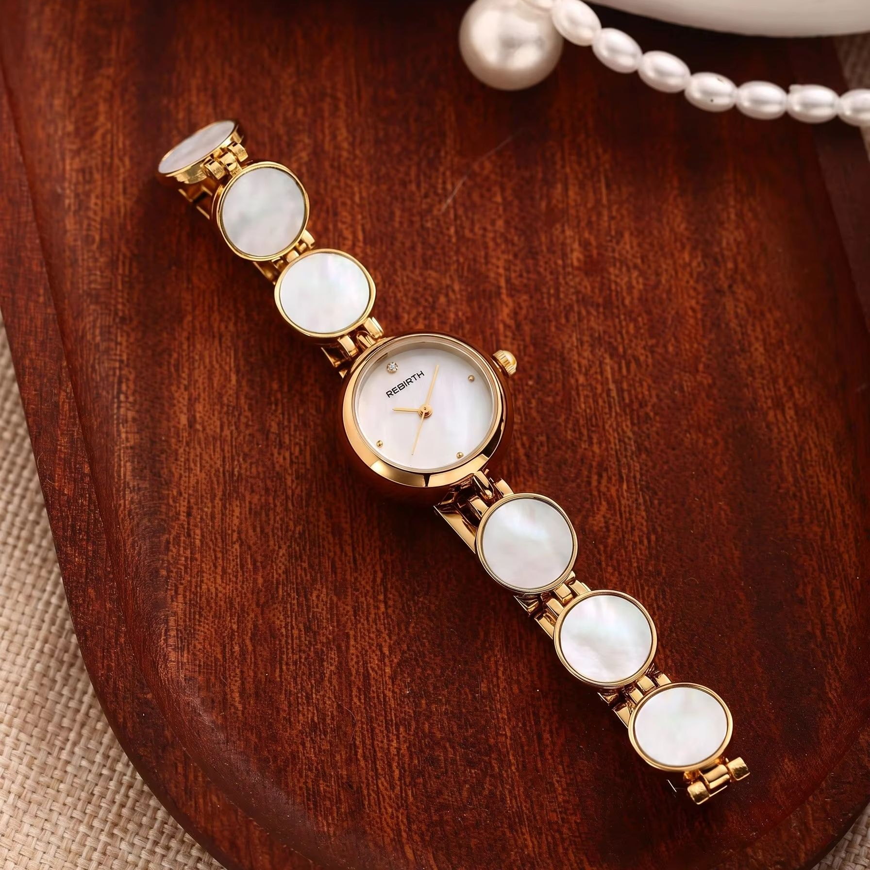 Jewelry Diamond Watches - Reloj de cuarzo para mujer con