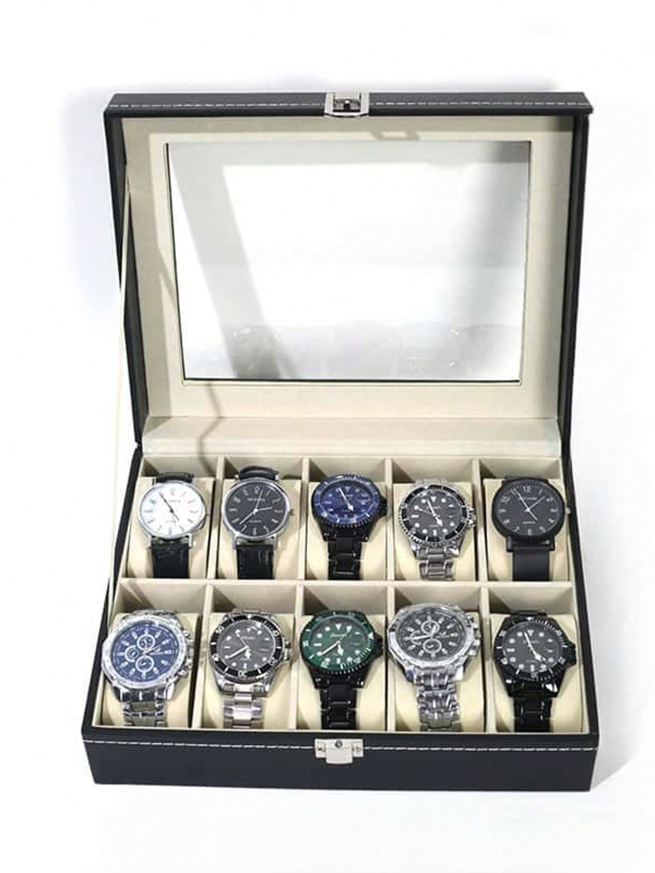 Jewelry Like Watches - Caja de Relojes de Cuero con