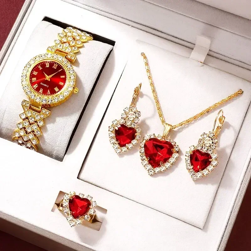 Jewelry Like Watches - Reloj de lujo dorado para mujer,