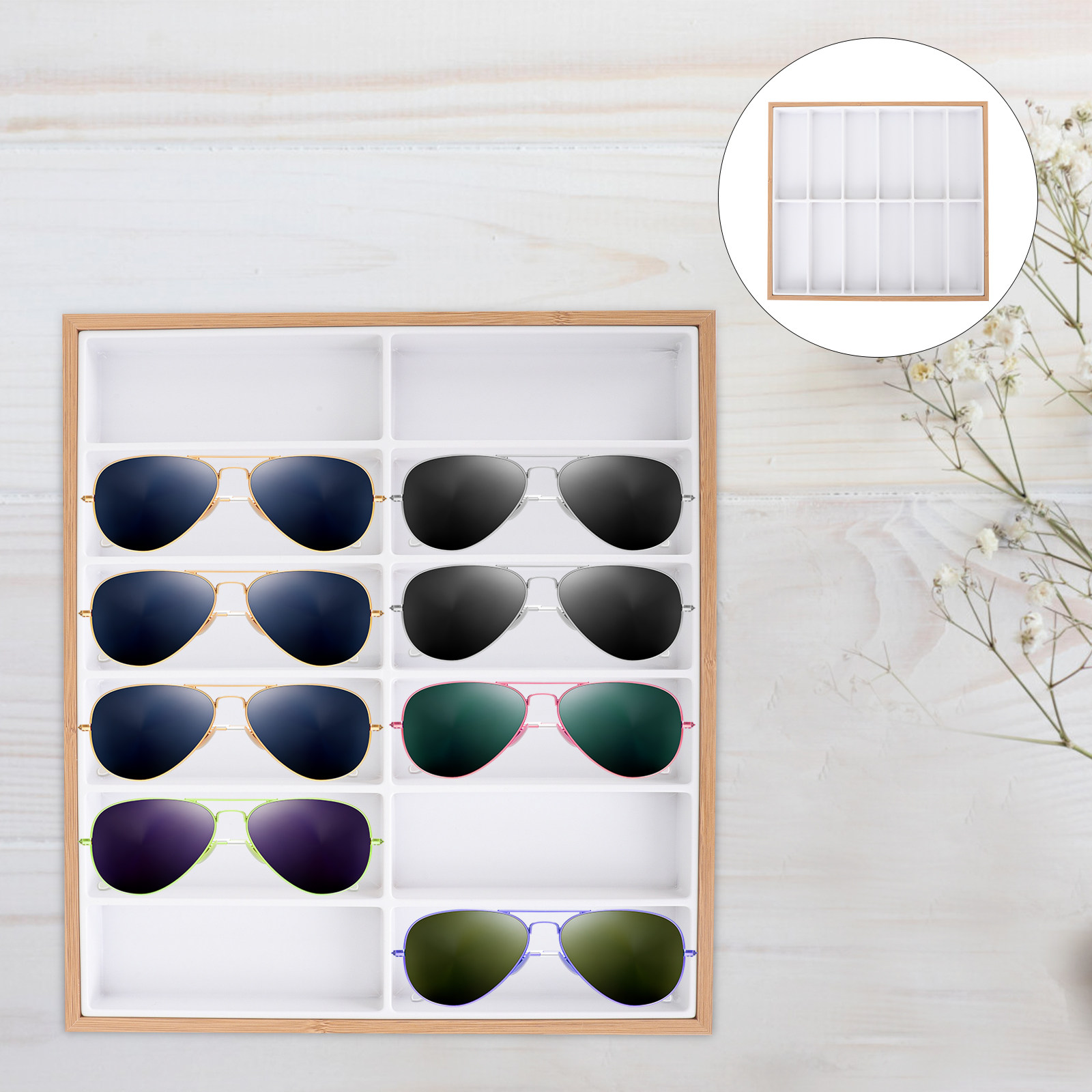 Watches Jewelry Holder - Bandeja Expositora para Gafas, Soporte de