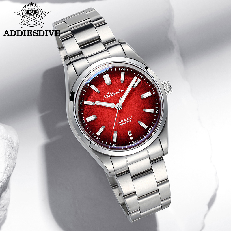 Mens Mechanical Watch - Reloj ADDIESDIVE para regalo, reloj de
