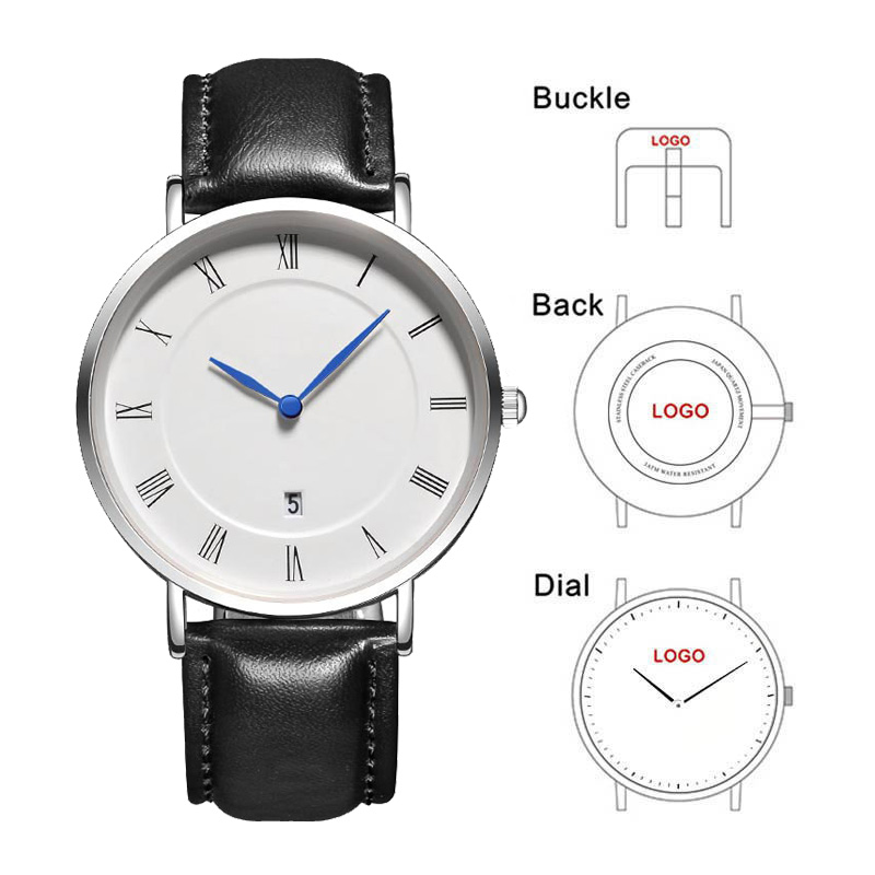 Mens Mechanical Watch - Reloj sencillo de B-8210A para hombre,