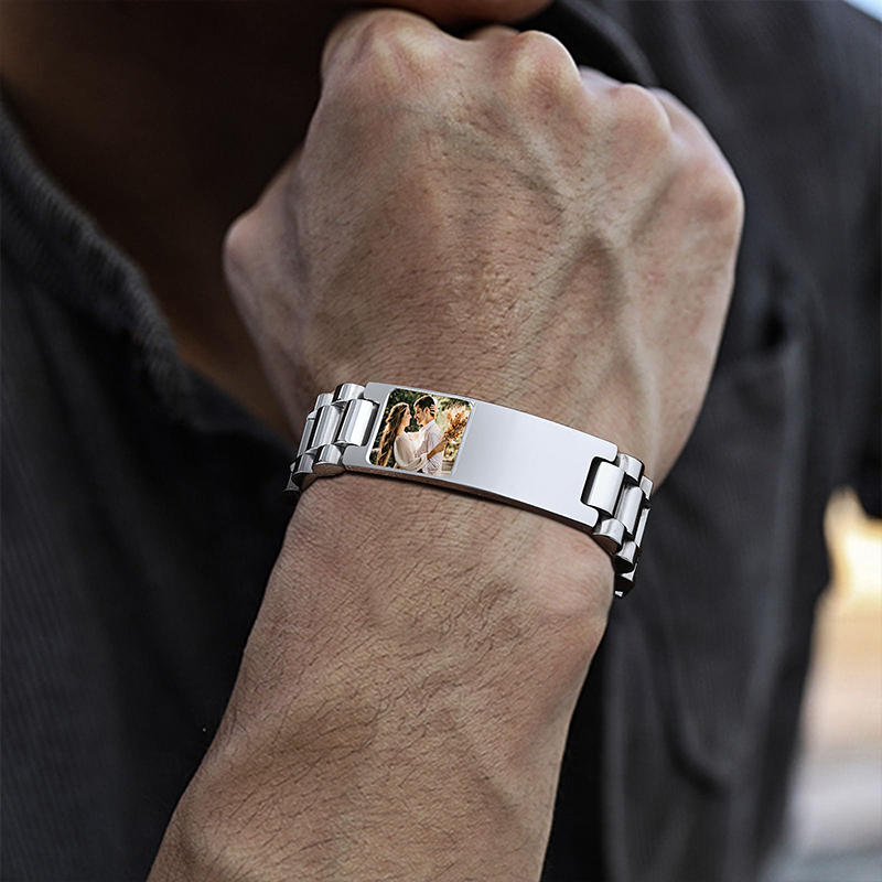 Pulsera con texto de imagen pe - Jewelry Like Watches reseña y precio