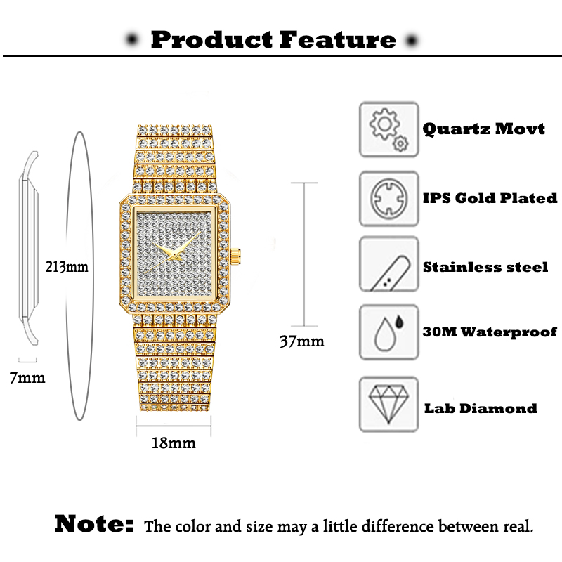 MISSFOX – reloj de diamante pa - Jewelry Diamond Watches reseña y precio