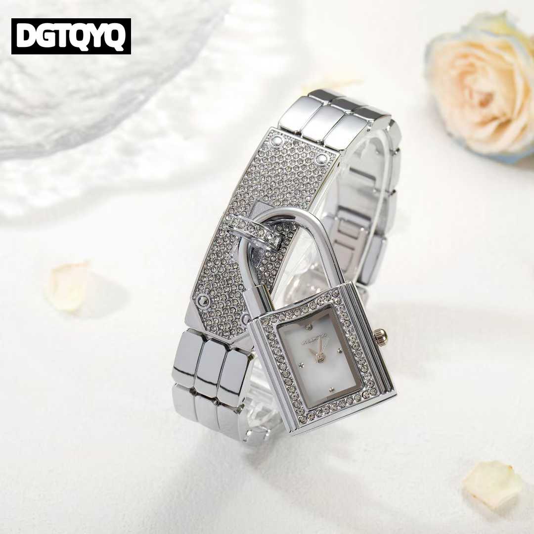 Reloj de pulsera con cerradura - Jewelry Diamond Watches reseña y precio