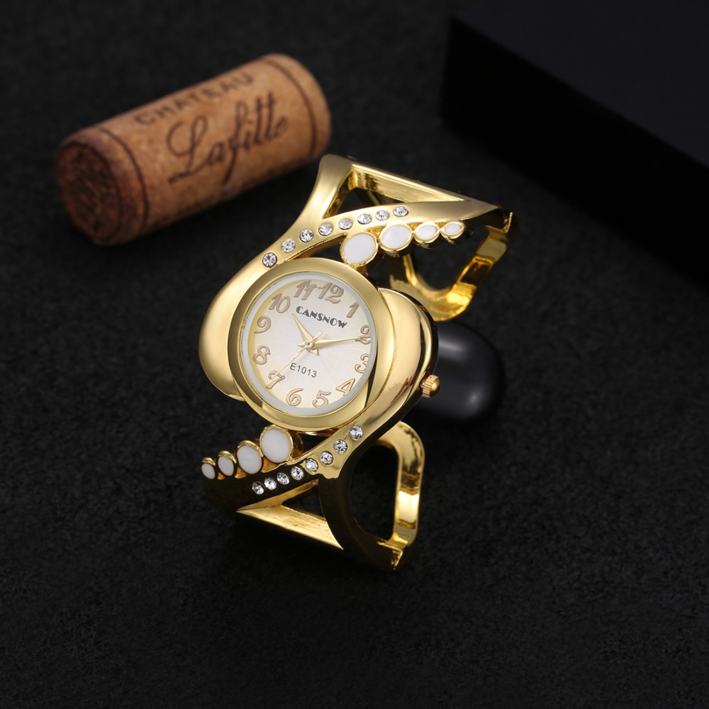 Pulsera de oro de lujo, reloje - Jewelry Diamond Watches reseña y precio