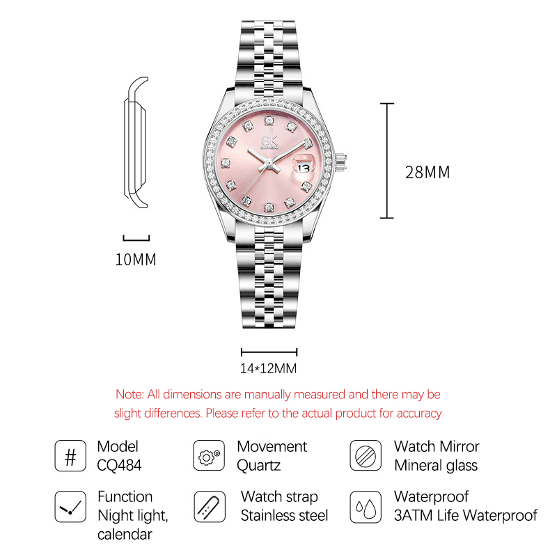 Reloj de mujer a la moda UTHAI - Jewelry Diamond Watches reseña y precio