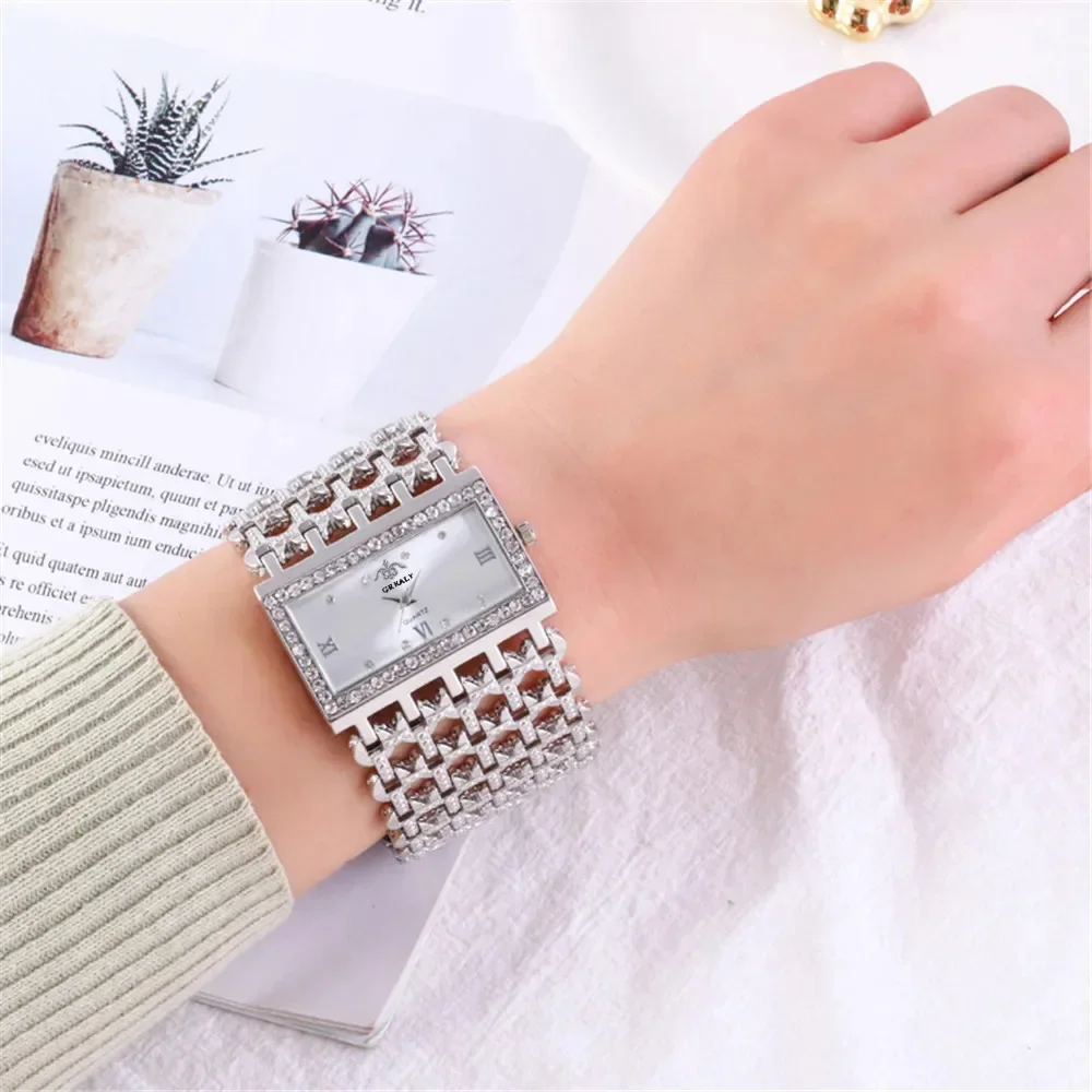 Reloj de Cuarzo Cuadrado de Lu - Jewelry Diamond Watches reseña y precio
