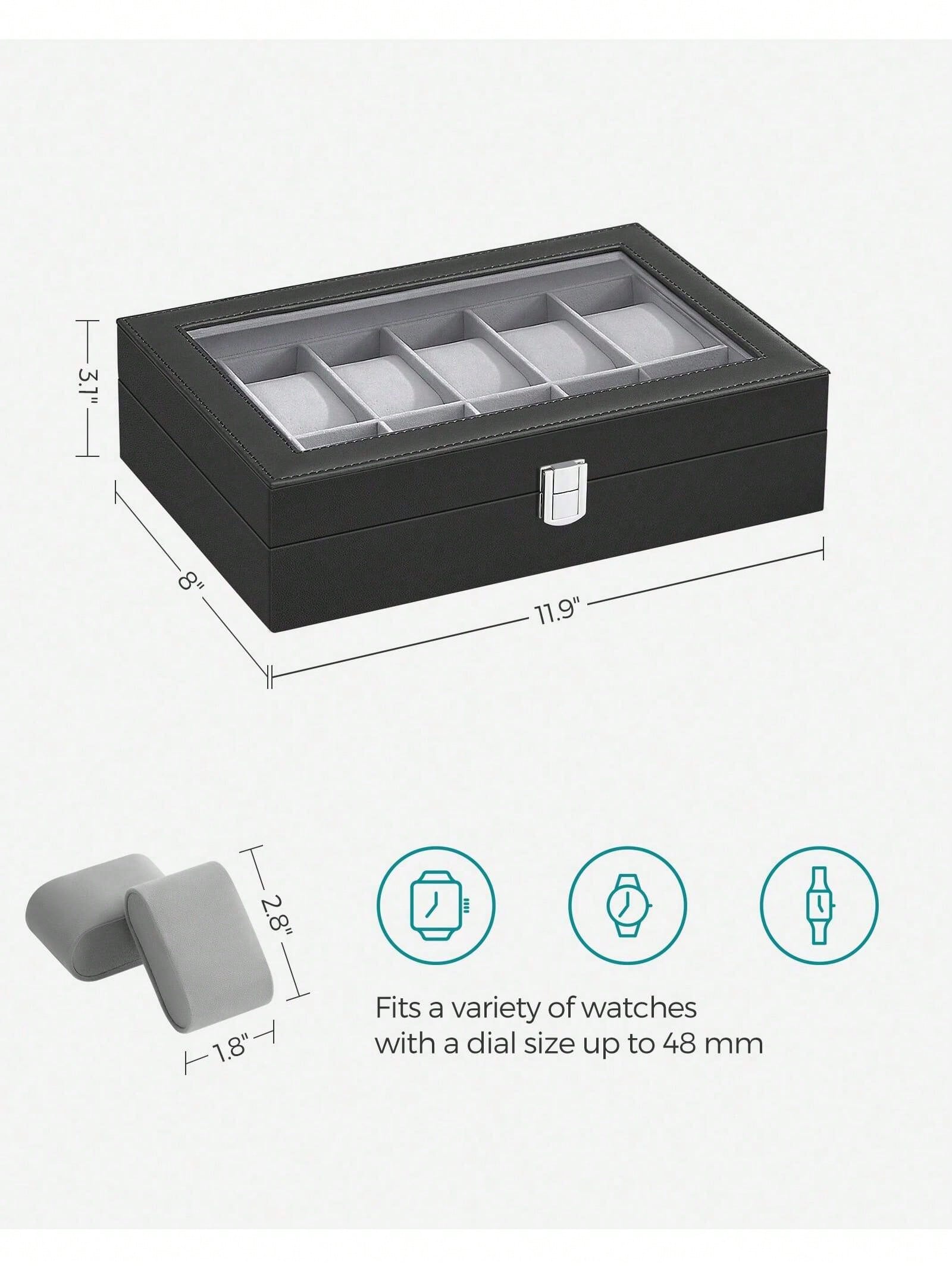 Caja para relojes con cerradur - Jewelry Like Watches reseña y precio