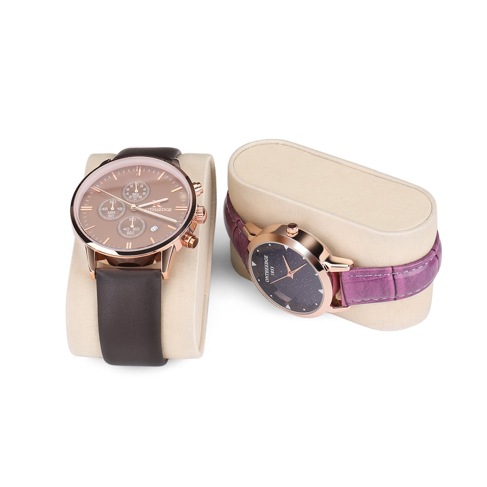 Caja de reloj de franela gris  - Best Jewelry Watches For Women reseña y precio