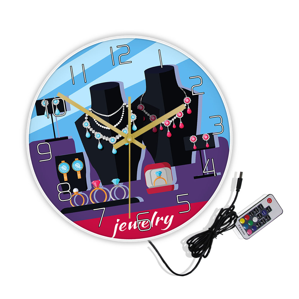Reloj de pared diseñado con es - Jewelry Stores With Watches reseña y precio