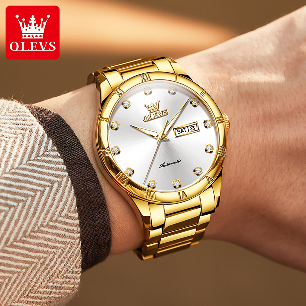 Relojes OLEVS para hombre, rel - Mens Mechanical Watch reseña y precio