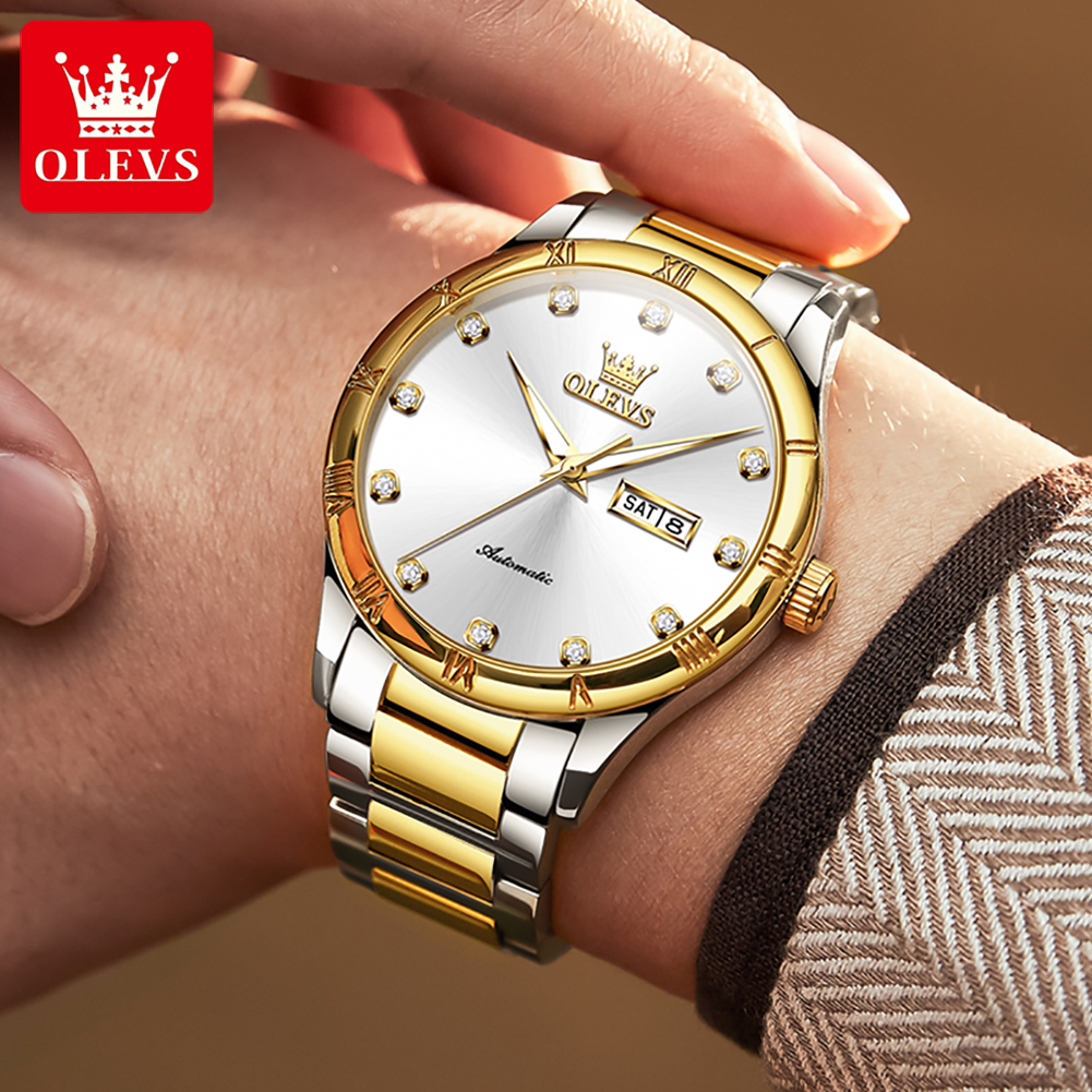 Relojes OLEVS para hombre, rel - Mens Mechanical Watch reseña y precio