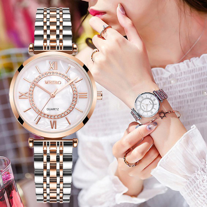 Relojes de pulsera de cristal  - Jewelry Diamond Watches reseña y precio