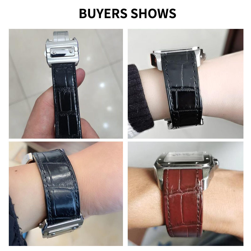 Correa de reloj de piel de vac - Cartier Watch Tank reseña y precio