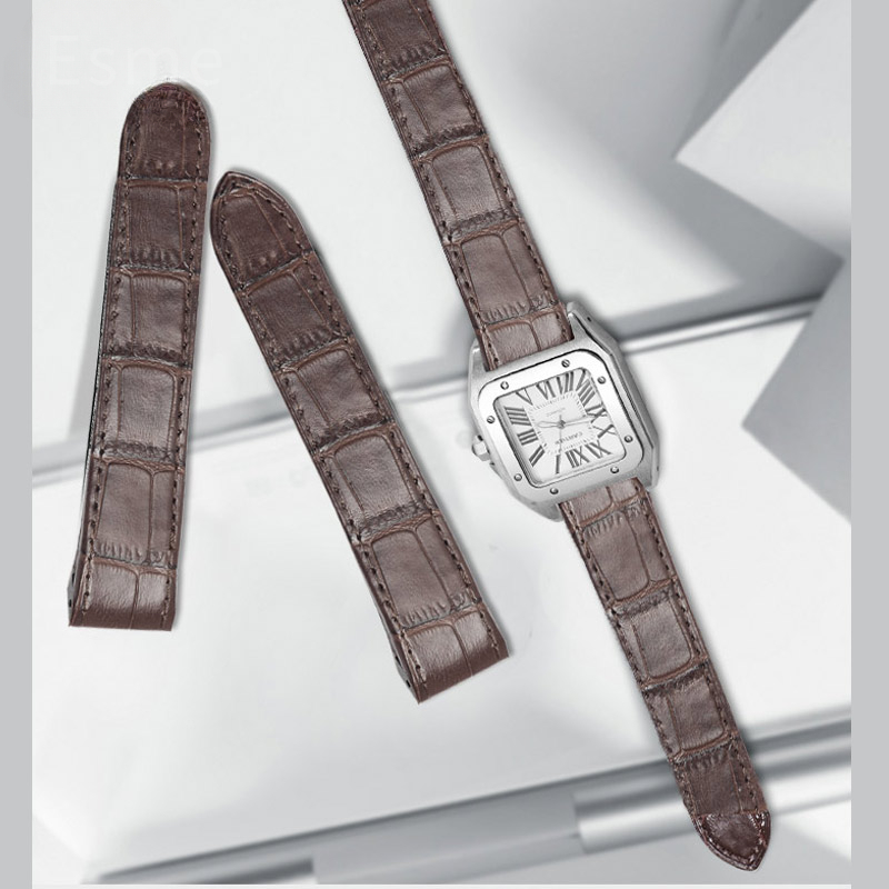 Correa de reloj de piel de vac - Cartier Watch Tank reseña y precio