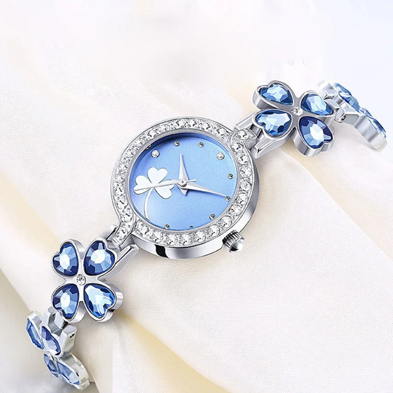 Reloj de cuarzo de diamante cu - Jewelry Diamond Watches reseña y precio
