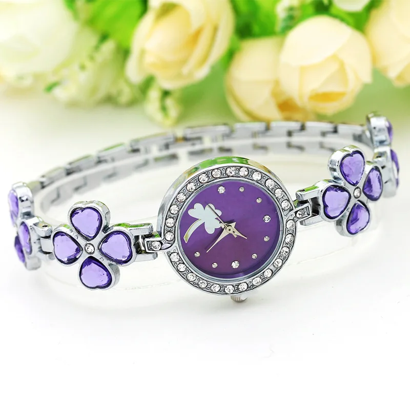Reloj de cuarzo de diamante cu - Jewelry Diamond Watches reseña y precio