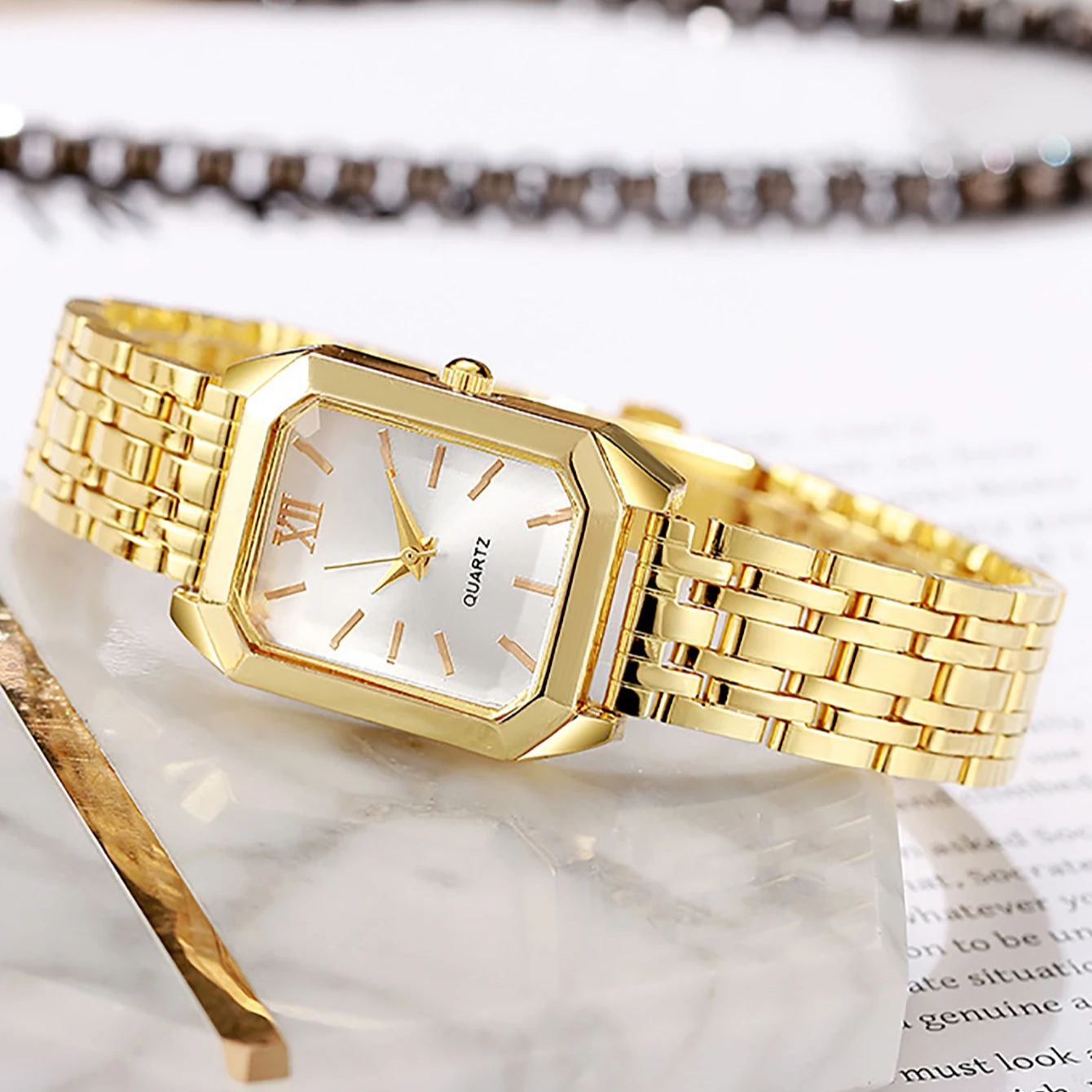 El reloj de cuarzo compacto pa - Jewelry Clasp Watches reseña y precio