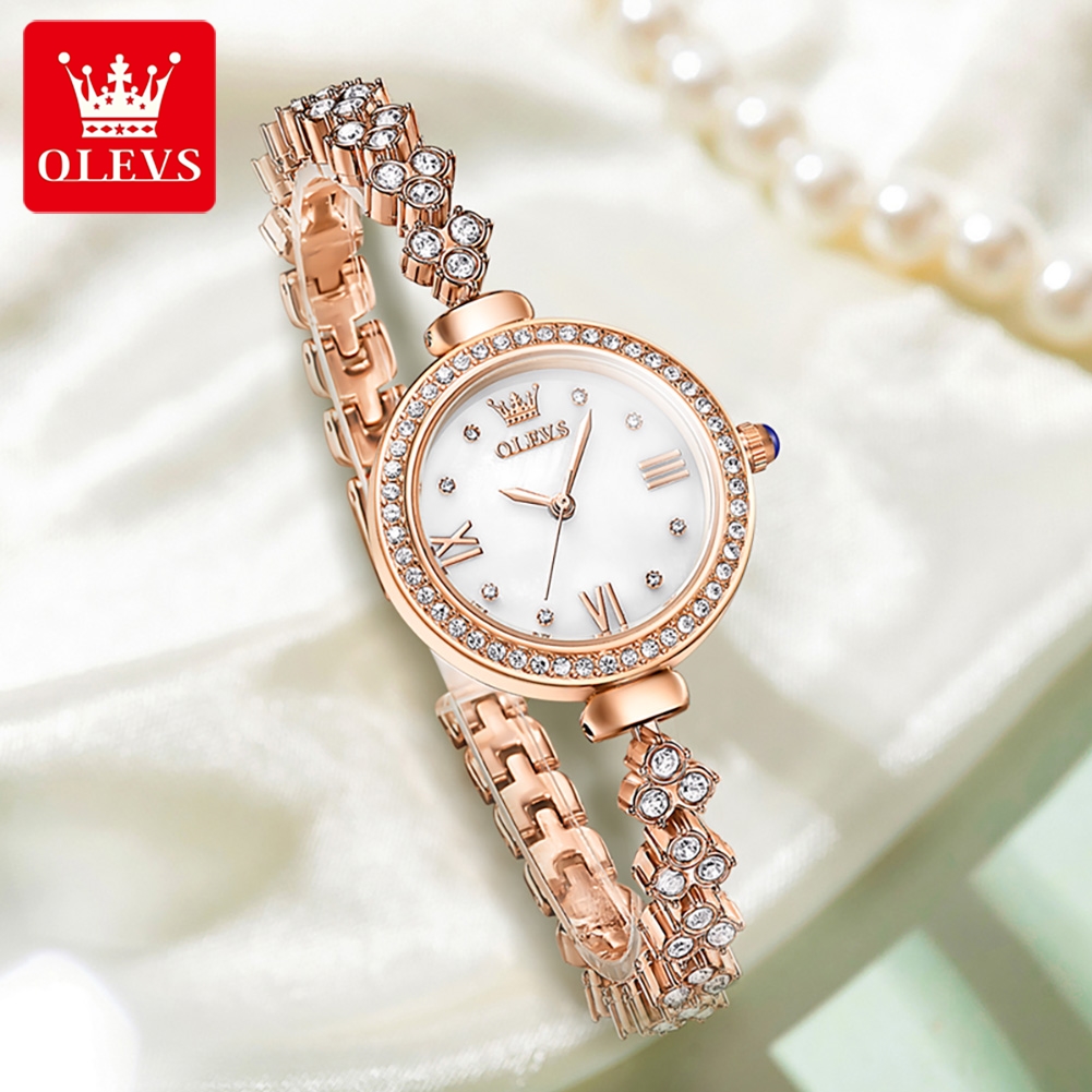 OLEVS 9903 relojes para mujer, - Jewelry Diamond Watches reseña y precio