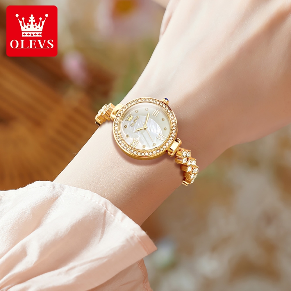 OLEVS 9903 relojes para mujer, - Jewelry Diamond Watches reseña y precio