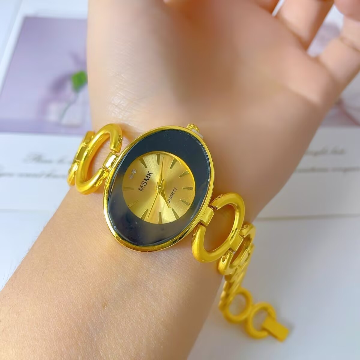 Nuevo reloj americano chapado  - Jewelry Clasp Watches reseña y precio